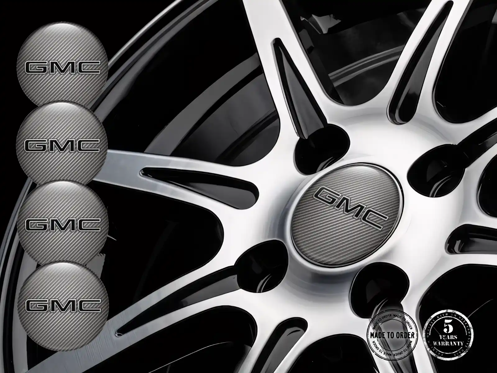 GMC Aufkleber Dome Stil Premium Radlogos